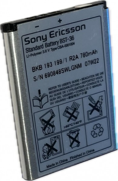 original Sony-Ericsson BST36 batteri för Sony-Ericsson J300